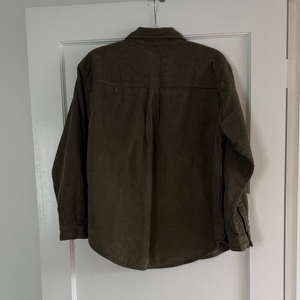 Levi's Olive Green Corduroy Overshirt - Picture 2 of 3